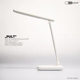 einlicht PULT 5W, dimmbar, USB-C, Akku, schwenkbar,