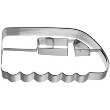 Birkmann 1010723510 Ausstechform Lok Schnellzug, 7,4 cm, Kunststoff, Grau, 5 x 3 x 2 cm