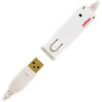 Roline USB 2.0 USB-A Stecker, USB-A Buchse 12.00m Weiß