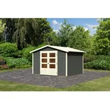 Woodfeeling Amberg 5 3,05 x 2,46 x 2,17 m terragrau