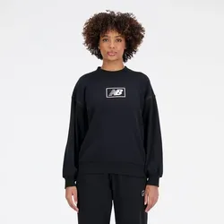 NEW BALANCE Damen Kapuzensweat Essentials, BK, XL