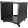 Startech Mobiles Server Rack mit Griffen - rollbarer Serverschrank / Netzwerschrank - 9HE Schwarz
