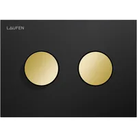 Laufen Groove, WC-Betätigungsplatte - schwarz matt
