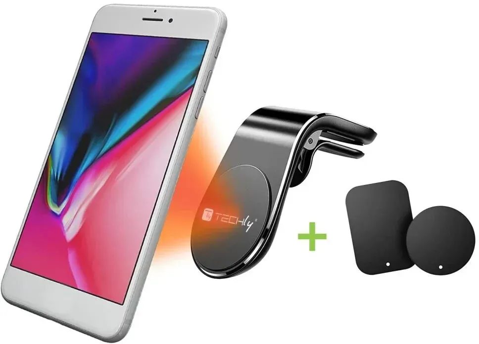 Techly I-SMART-UNIALTY Halterung Passive Halterung Handy/Smartphone Schwarz