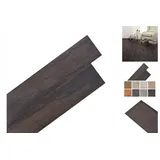 vidaXL Pvc-fliesen Selbstklebend 2,51 m2 2 mm Dunkelbraun