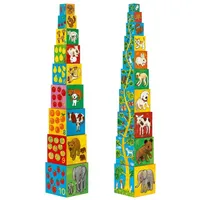 Djeco - Stapelturm: 10 my friends blocks