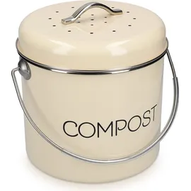 Navaris Komposteimer 3 l Creme