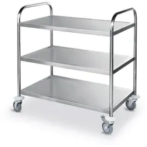 HENDI Servierwagen 50 kg Silber