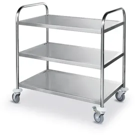 HENDI Servierwagen 50 kg Silber