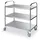 HENDI Servierwagen 50 kg Silber