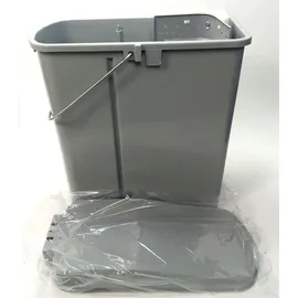Wesco einbau-abfallsammler DT - flach, 19 l grau