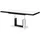 designimpex Design Couchtisch Schwarz Hochglanz 120 x 54 x 75 cm