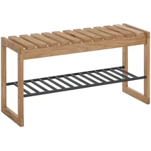 MCA Furniture BANTRY Bank 88 x 45 x 30 cm beige / beige geölt