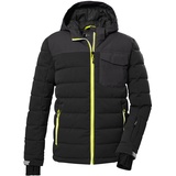 KILLTEC Jungen Skijacke/Steppjacke mit Kapuze und Schneefang KSW 123 BYS SKI QLTD JCKT, schwarz, 164,