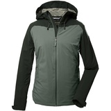 KILLTEC Damen Funktionsjacke/Outdoorjacke mit einrollbarer Kapuze KOS 24 WMN JCKT, pale green, 40,