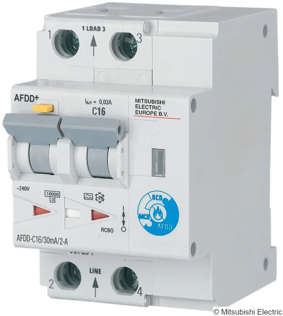 Mitsubishi Electric 2-Polig, 1N, AFDD C- AFDD-C40/30mA/2-A