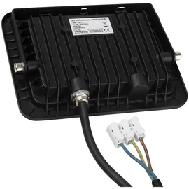 McShine Außenstrahler Aluminium 30 W 2550 Lumen IP66 schwarz