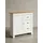 KADIMA DESIGN Moderne Schubladenkommode 79 x 81 x 35 cm Eiche-Finish / Weiß