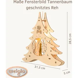 Weigla Fensterbild Tannenbaum