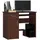 abamihome Akord Schreibtisch, Wenge, Holzwerkstoff, Nachbildung, Holz Optik, 3 Fächer, 1 Schubladen, Rechteckig,Rechteckig, 90x74x50 cm, Arbeitszimmer, Schreibtische, Computertische