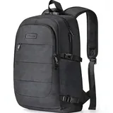 Tzowla Laptop Rucksack Schwarz