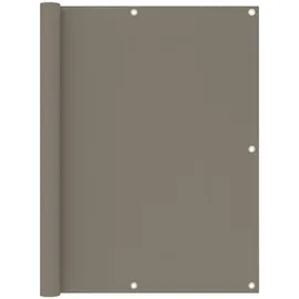 vidaXL Balkon-Sichtschutz Taupe 120x600 cm Oxford-Gewebe