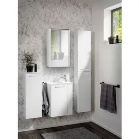 Fackelmann Waschbeckenunterschrank SBC Weiß 44 cm