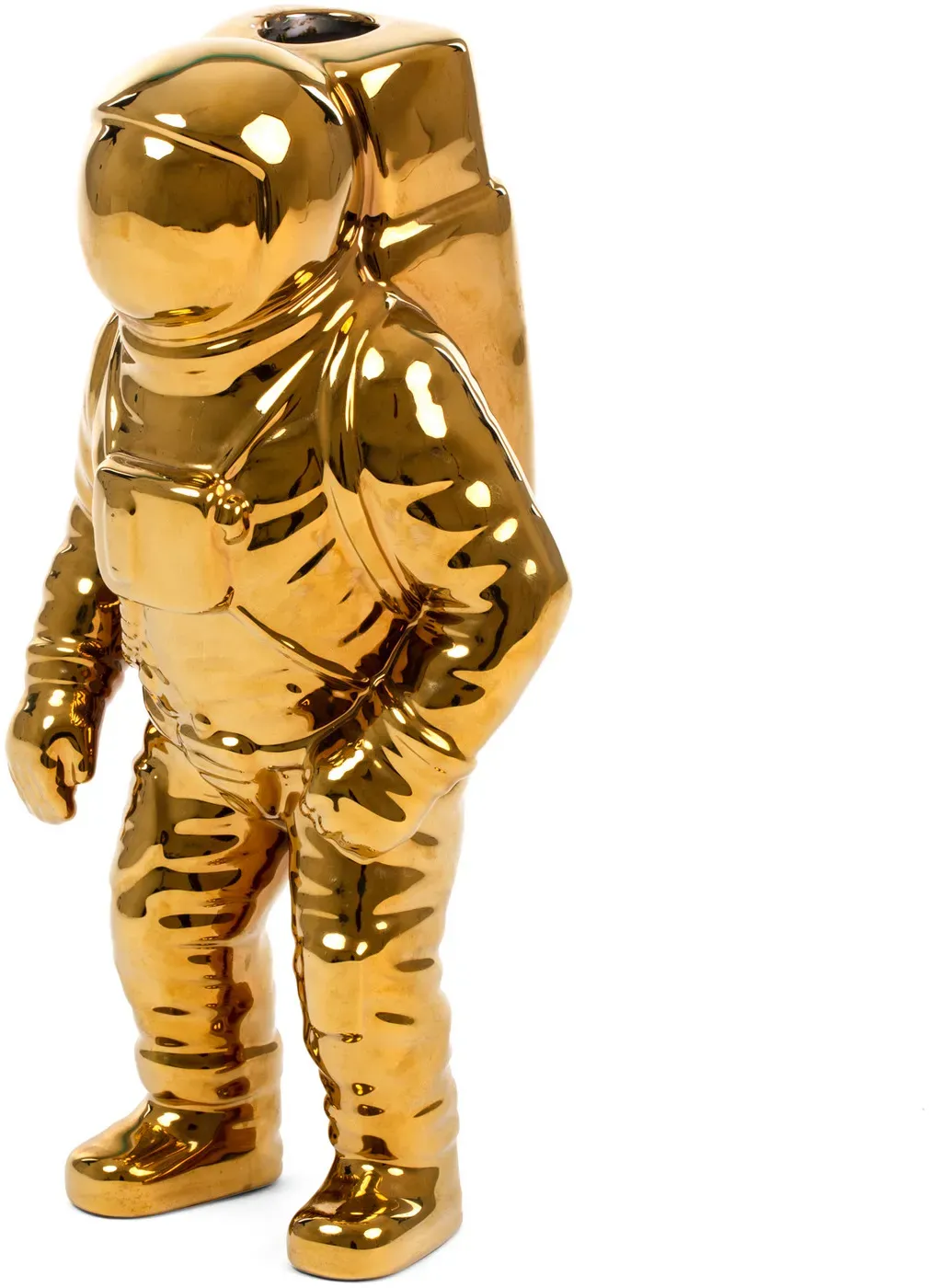 Vasen SELETTI, Cosmic Diner Starman, Gold / Messing, Keramik, Design - 15 - 28