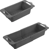 Metaltex Drain-Flex Spülkorb 35 - 52 cm Grau