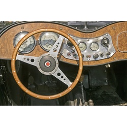 PAPERMOON Fototapete „Oldtimer“ Tapeten Gr. B/L: 5,00 m x 2,80 m, Bahnen: 10 St., bunt Fototapeten