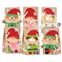 Adventskalender zum Befüllen "Elfen" Weihnachtskalender Tüten
