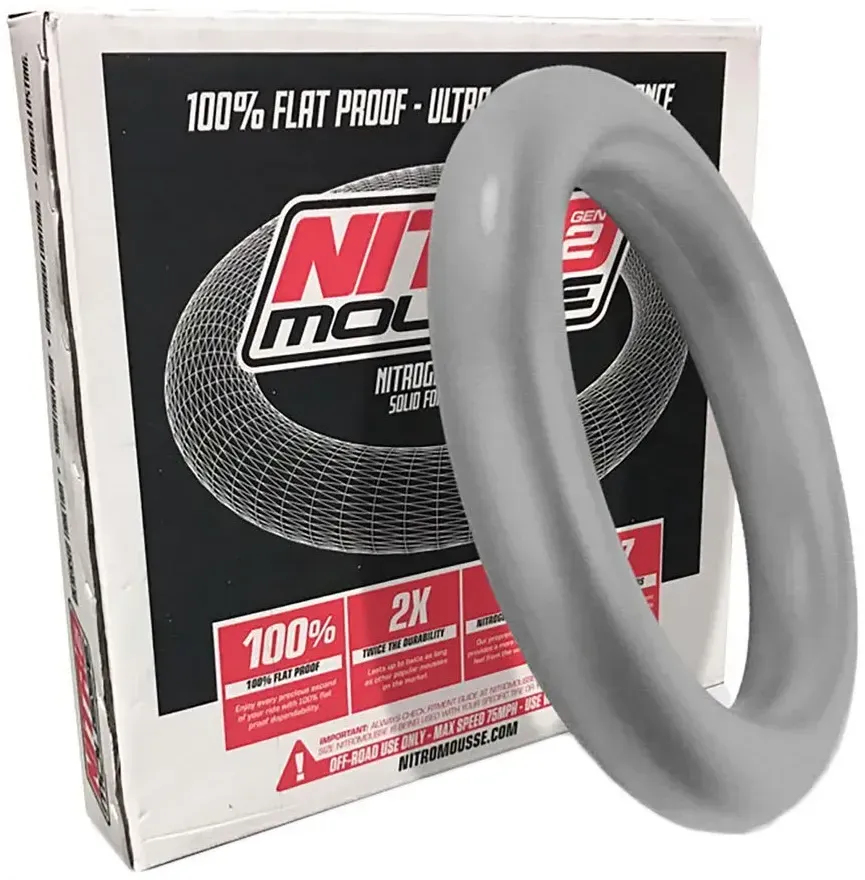 Nitromousse Gen2 Platinum Rear Fahrradschlauch - Grey - 110 / 100 - 18