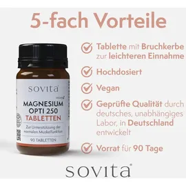 pdm to be maintained sovita Magnesium Opti Kapseln 180 St.
