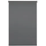 MY HOME Deco Company Klemmrollo, Blickdicht, Lichtdurchlässig, Lichtschutz, Blendschutz, Rollo für Fenster ohne Bohren, Polyester, Anthrazit, 55 x 150 cm