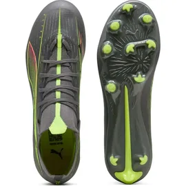 Puma Ultra 5 Match+ AG/FG Herren Matte Aged Silver/Yellow Alert 39