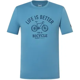 super.natural Better Bike T-Shirt blau L