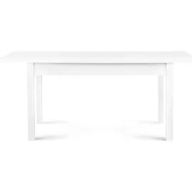 Konsimo Cenare Klappbarer Esstisch Ausziehbar, Weiß, - Konsimo