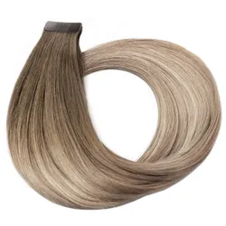 Desinas Tape Extensions ProDeluxe Balayage Dark Ash Blonde 50cm 