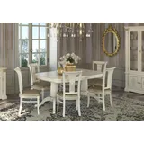 Sessel Stuhl Design Holz Textil Polster Esszimmer Stoff Stühle Lehnstuhl Barock