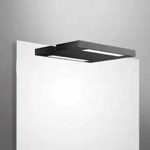 Decor Walther Slim LED Spiegelaufsteckleuchte schwarz matt - 24 cm