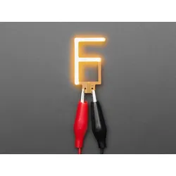 Adafruit COB LED Buchstaben A-Z Warmweiß - Buchstabe: F