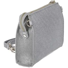 Valentino Chiaia Umhängetasche Polyurethan Silver
