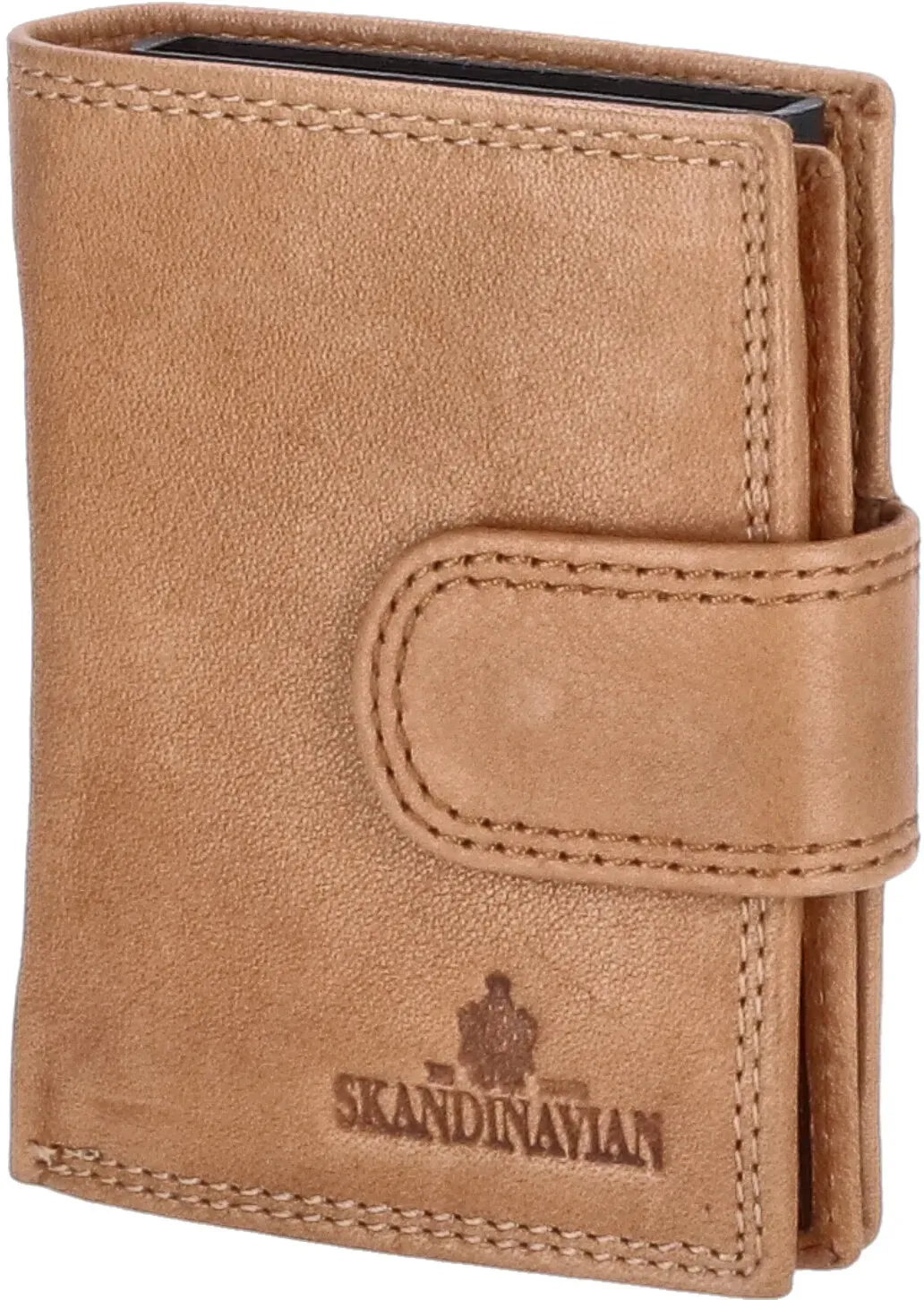 The Skandinavian Brand Kreditkarten Etui Leder  Cognac