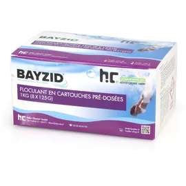 Bayzid 8x 1 kg Flockkartusche für Pools