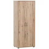 WELLTIME Niels Aktenschrank 65,1 x 41 x 163,6 cm braun