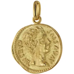 trendor 358845 Anhänger Augustus 333 Gold Replikat Römischer Denar Münze