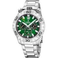 Festina F20743/2 Herrenuhr Bullhead Grün mit Stahlband