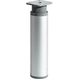 Hettich Möbelfuß 4,0 x 15 - 16,5 cm Aluminium-Optik