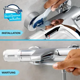 Grohe Start Edge Einhand-Wannenarmatur Chrom