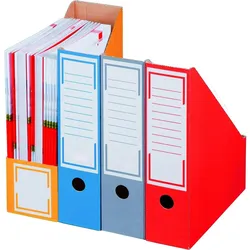 VEPATIM 20x Archiv-Stehsammler 257x97x317m passt auch für A4 Überformate in gelb